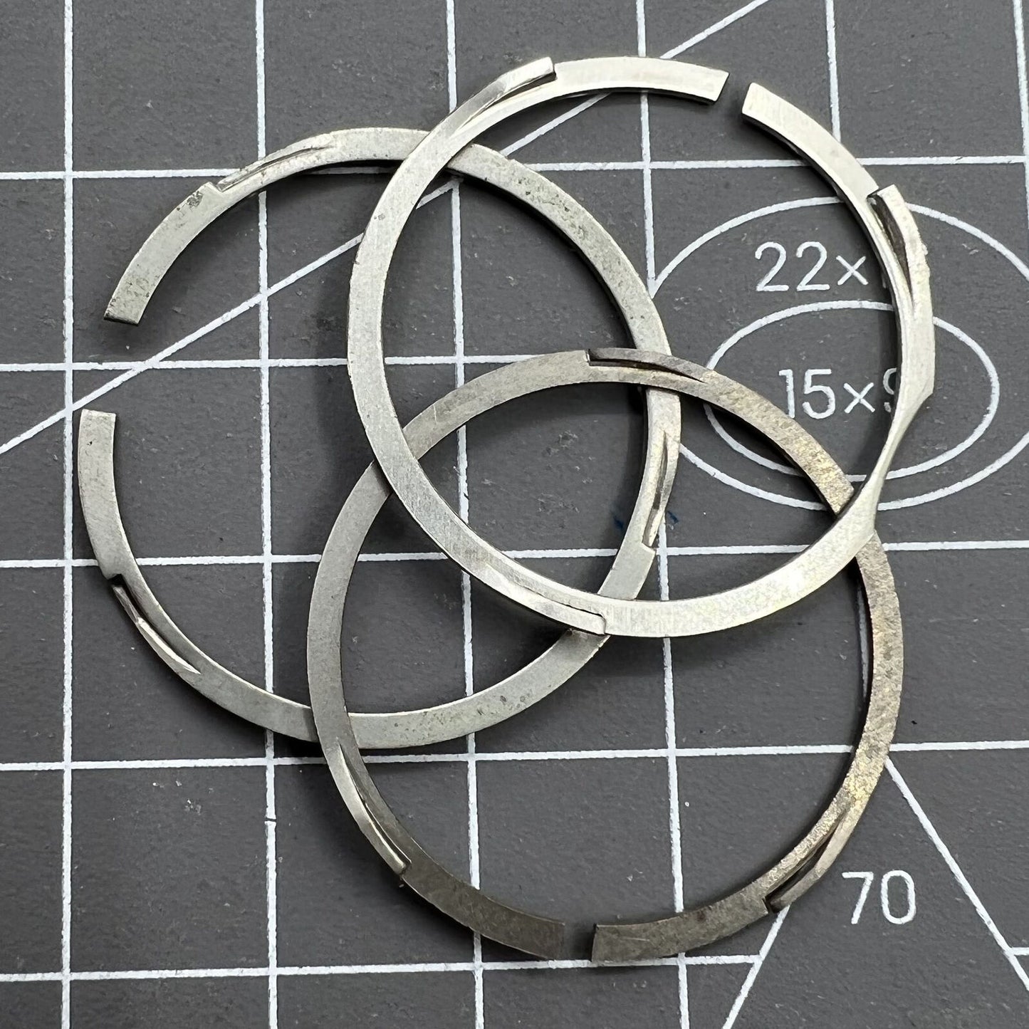 Steel Watch Case Spacer Ring for China Made 7120 Movement-Generic Cushion Mount