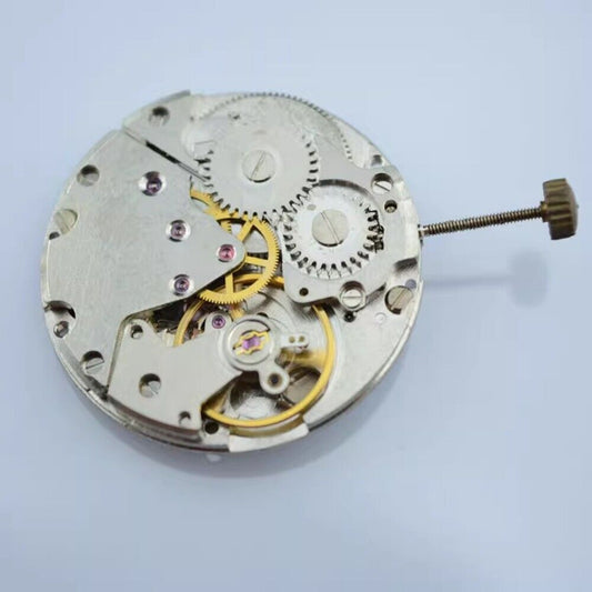 Old Shanghai 25.6mm manual mechanical watch movement for men, ideal for watchmaking practice.