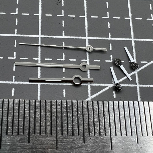 Golden lume watch hands set compatible with Miyota 8200 movement by Ref.P1-H5-NO7, precision design.