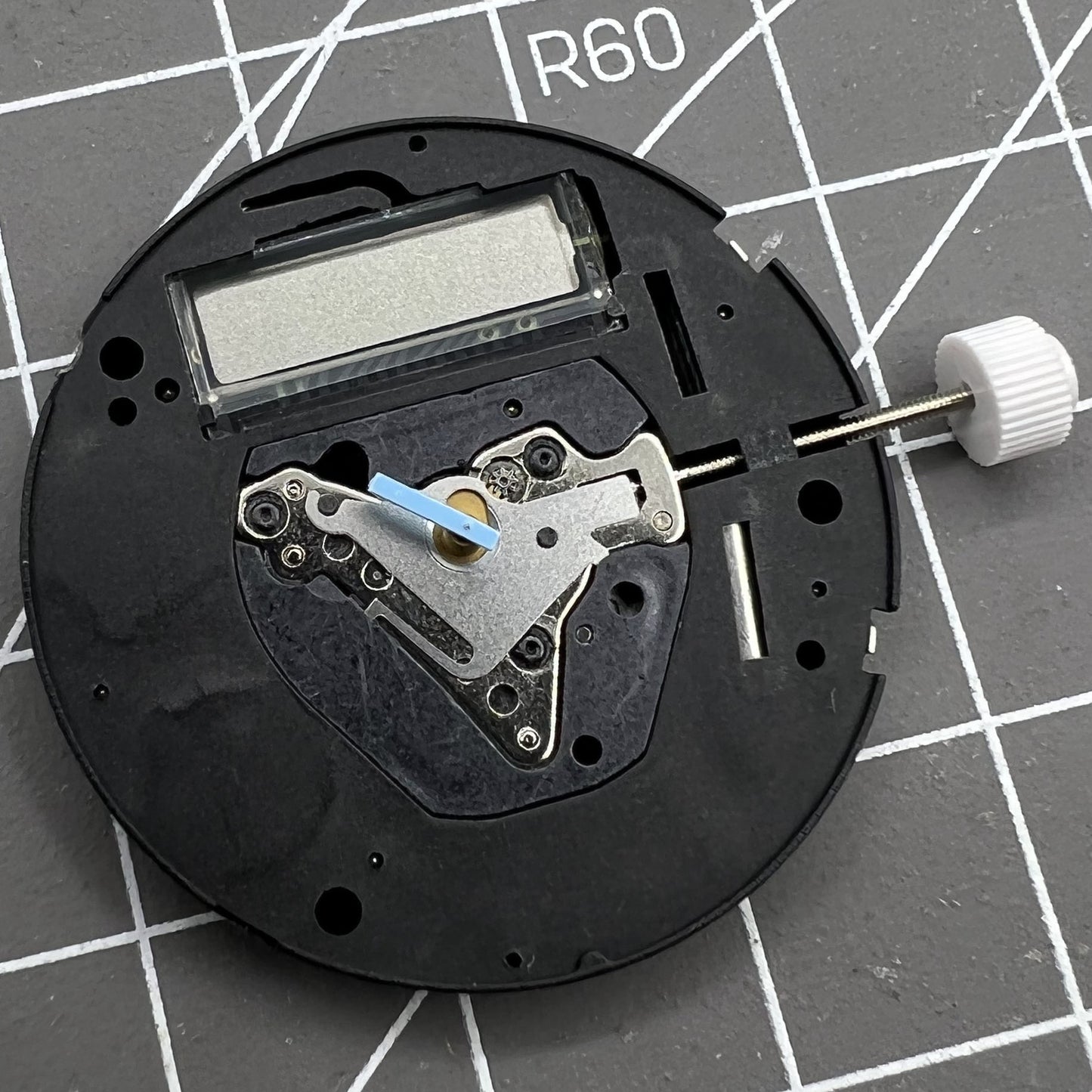 ISA K63 Quartz Watch Movement 3 Hands Display Double Batteries Swiss Made