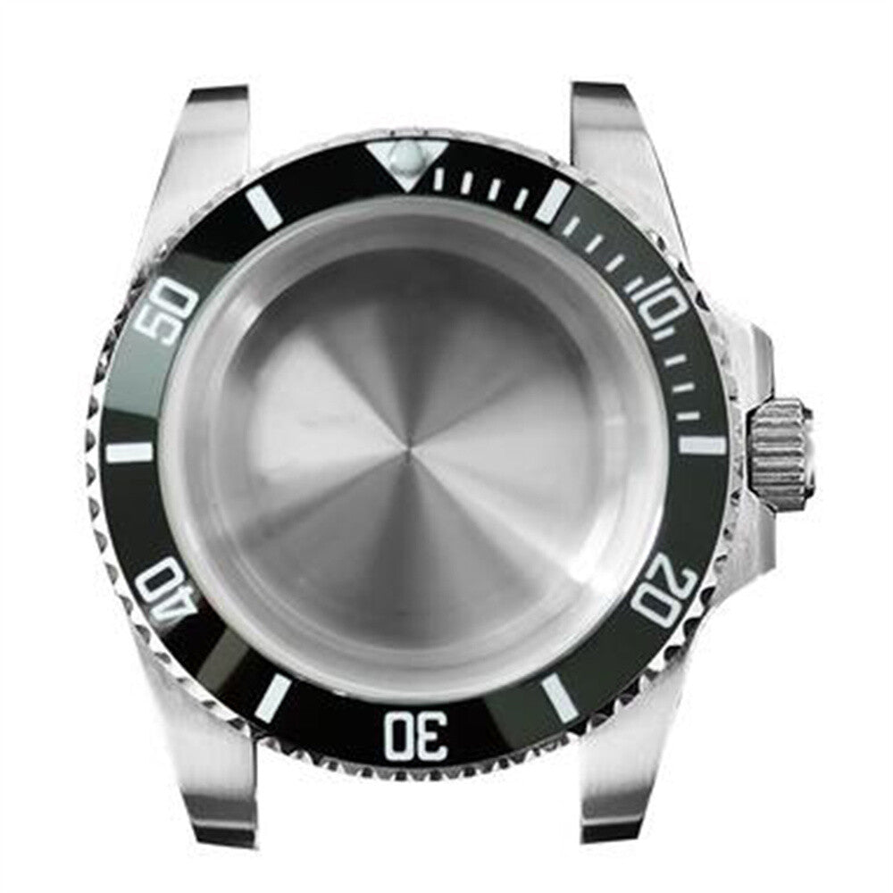 Boîtier de montre en verre saphir 40 mm, boîtier en acier inoxydable 316L pour NH35 NH36