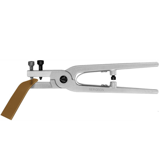 Bergeon 30225 leather strap hole punch tool for precise holes in watch bands and leather accessories