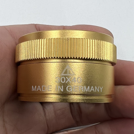 Germany Made 30X magnifier loupe for precise watch repair and jewelry craftsmanship.