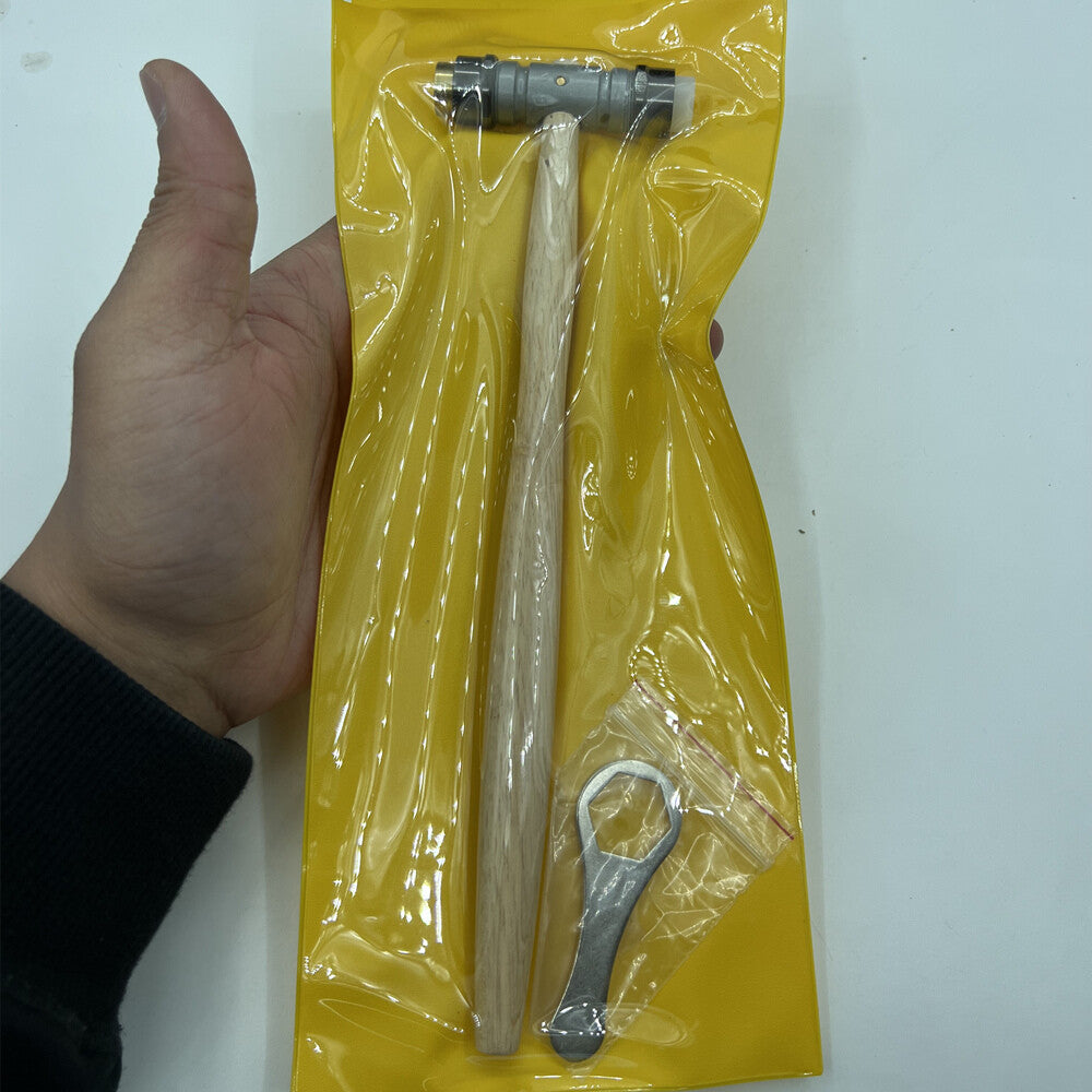 Bergeon 30417 watchmaker hammer with brass and synthetic heads for precise watch accessory repairs