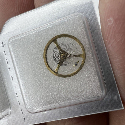 Silver and gold skeleton watch part with 2189 balance wheel, China-made replacement for accessories.