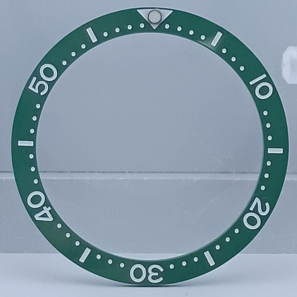 33,65*27,3mm Flache Keramik Uhr Lünette Einsätze Uhr Zubehör für Frauen SUB