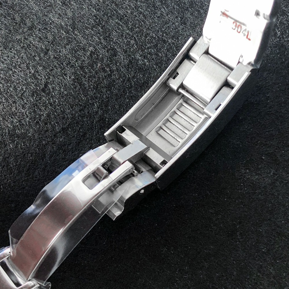 Montre 40 mm, boîtier en verre saphir, bracelet en acier 316L, compatible avec la NH35 japonaise
