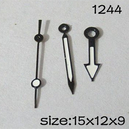 NO.1244 black watch hands set for Miyota 2035 movement, precise accessory
