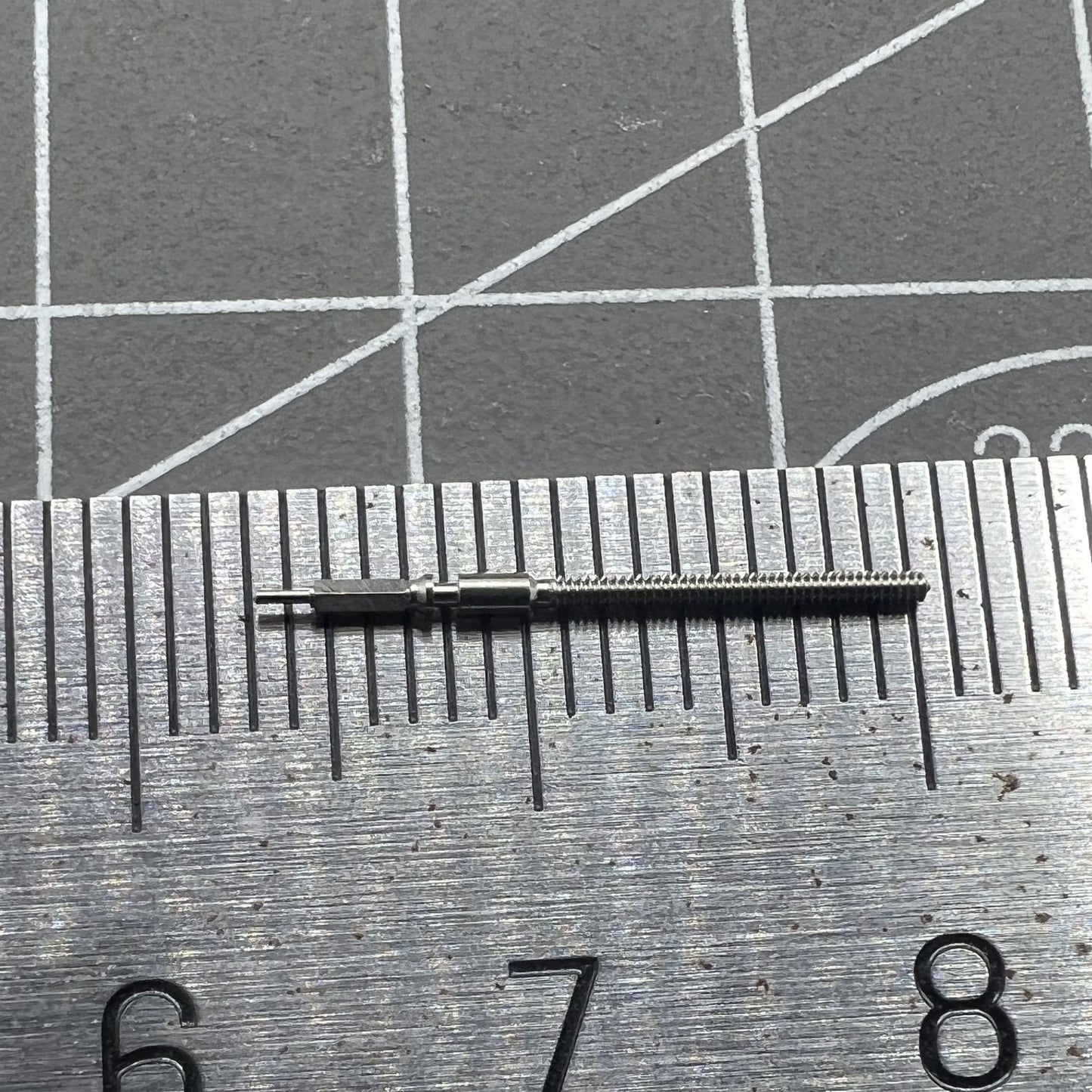 High-quality watch winding stem for Shanghai 2824 movement, ensuring precise timekeeping performance.