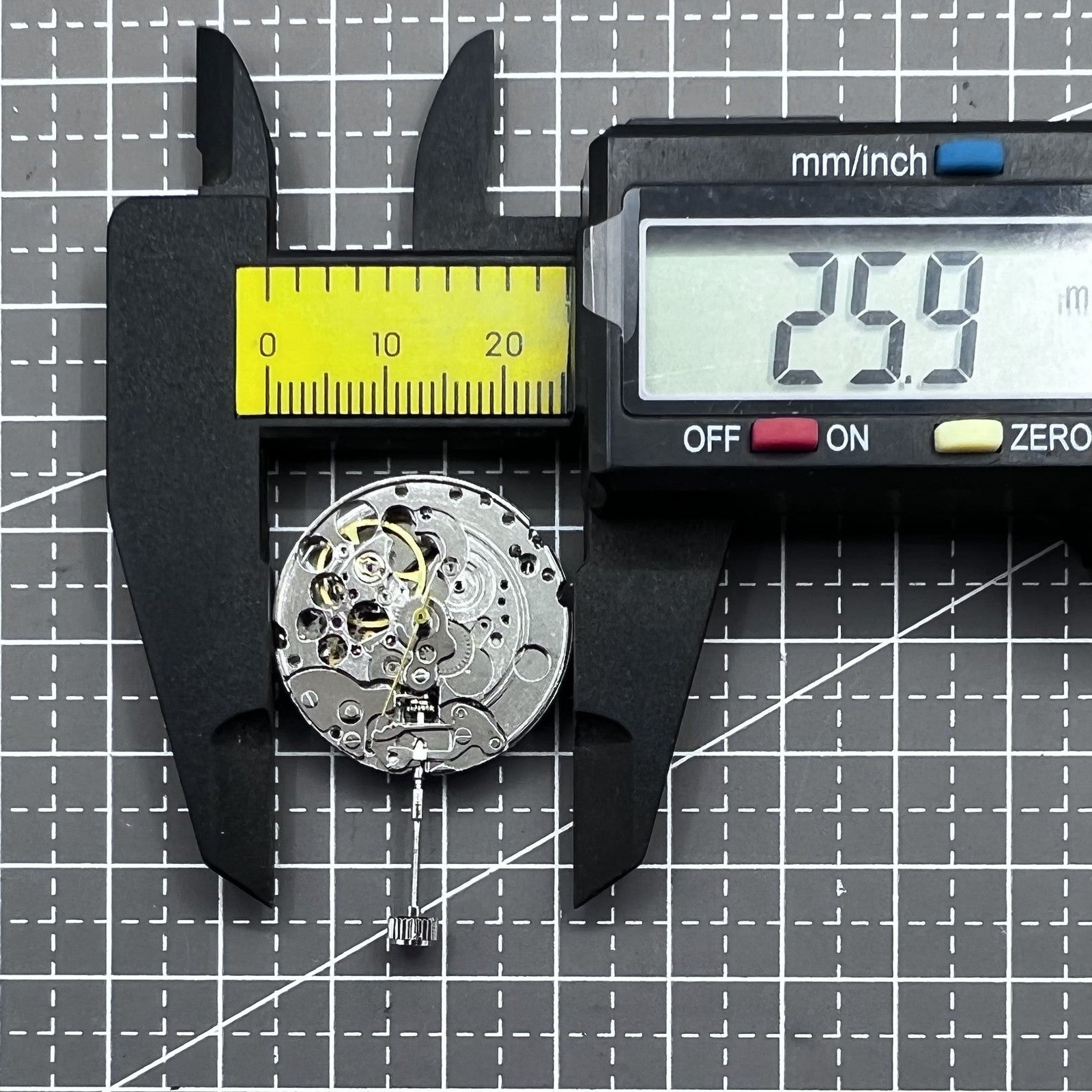 Tianjin ST16 silver watch showcasing hollow automatic mechanical movement with elegant skeleton design.