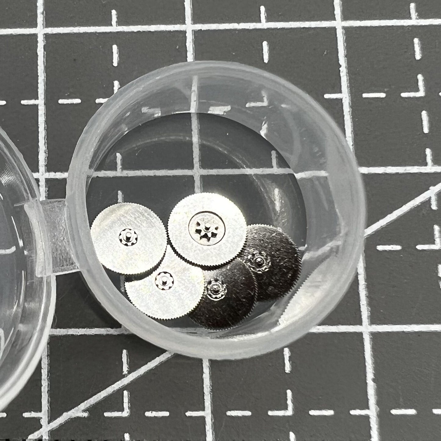 Three automatic reversing wheels for 6309 watch movement, high-precision replacement parts.