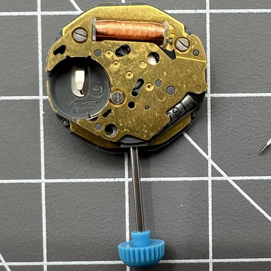 Miyota 6L12 quartz movement with date at 3, single calendar, Japan-made precision for watches.