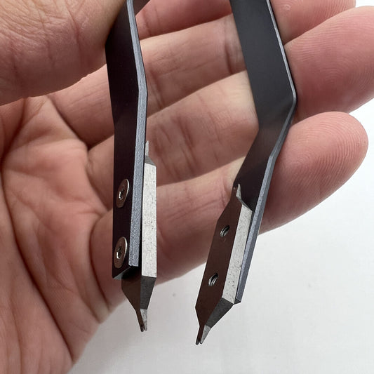 Stainless Steel Spring Bar Tweezer for precise watch lug removal and 7825 replacement fittings.