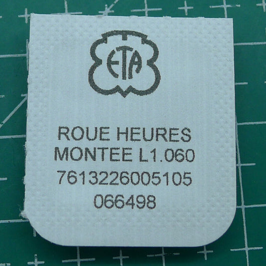 Wholesale Hour Wheel H1 normal height for ETA 955.112 quartz watch movement, precise replacement part.