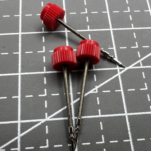 Set of 2 Generic winding stems for ETA 902.002 and ETA 902.101 watch movements.