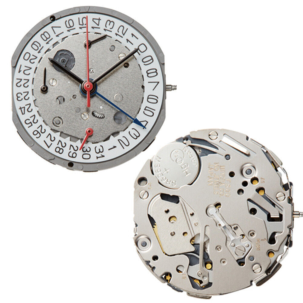 Miyota FS16 Japan Quartz Movement Date At 3/6