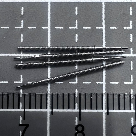Set of 5 winding stems for Hattori Epson VK63/VK64/VK67/VK68 watch movements, durable fit.
