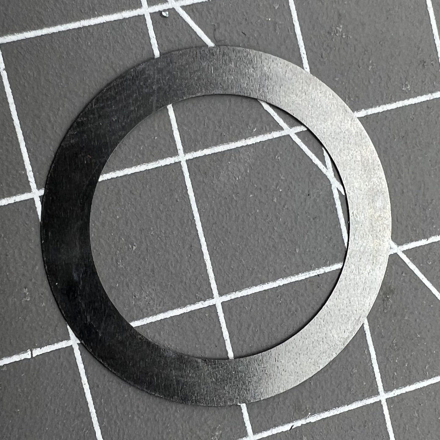 Pink character date disk overlay for NH35 NH36 watch movement, showcasing detailed craftsmanship on black background.