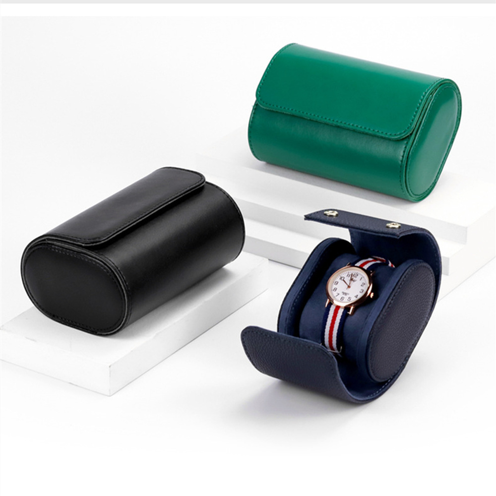 1/2/3 Slots Leder Reise Uhrenetui Roll Organizer Tragbare Uhrenbox
