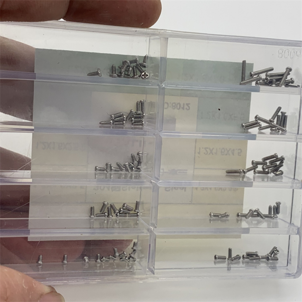 304 Edelstahl Schlitzschraube Kreuzschlitzschraube Schmuck Uhr Reparatur Teile