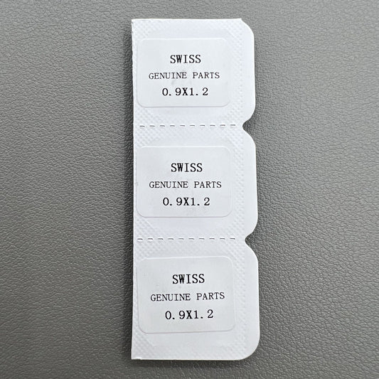 Swiss brand 2-piece stainless steel 1.2mm to 0.9mm watch extension stems for precise accessory fitting.