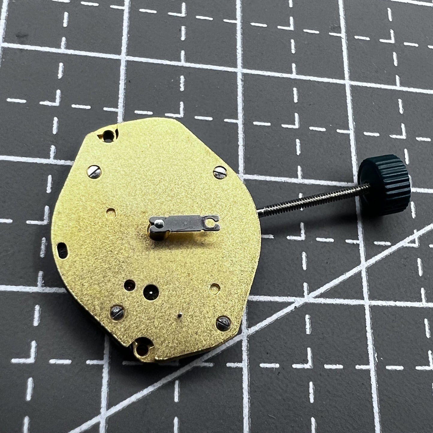 Swiss Ronda 1069 Golden Plated Quartz Watch Movement