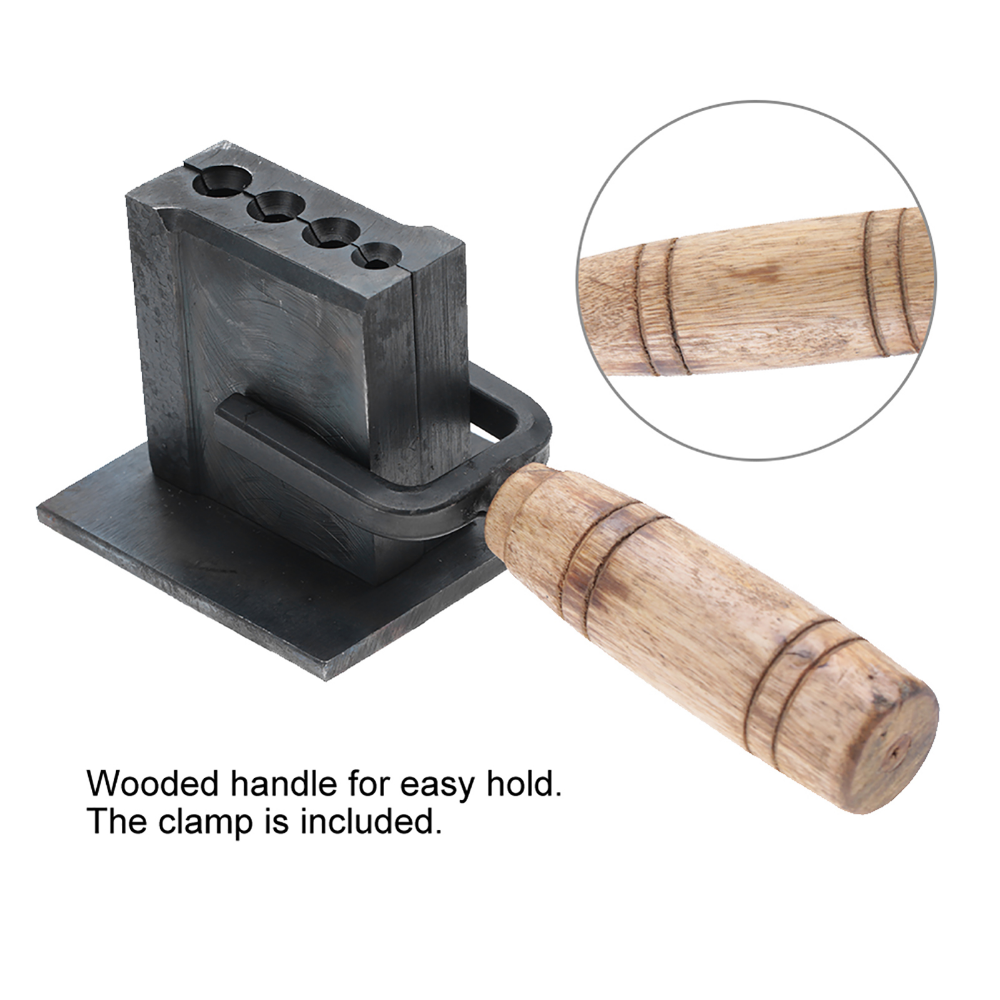 Adjustable jewelry ingot mould, ideal for precise metal shaping in watch accessory crafting.