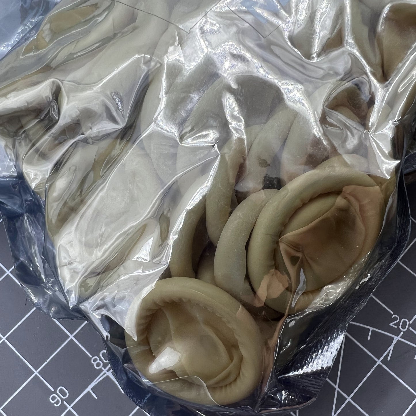 Bergeon 6886-SP-L-144 Gummi-Fingerschutz-Fingerhut-Cots, 144 Stück