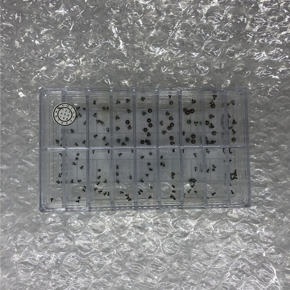 1. High End S/S Mini Screw for Watch Case Back, Straight Line Head, 180PCS, Multiple Sizes