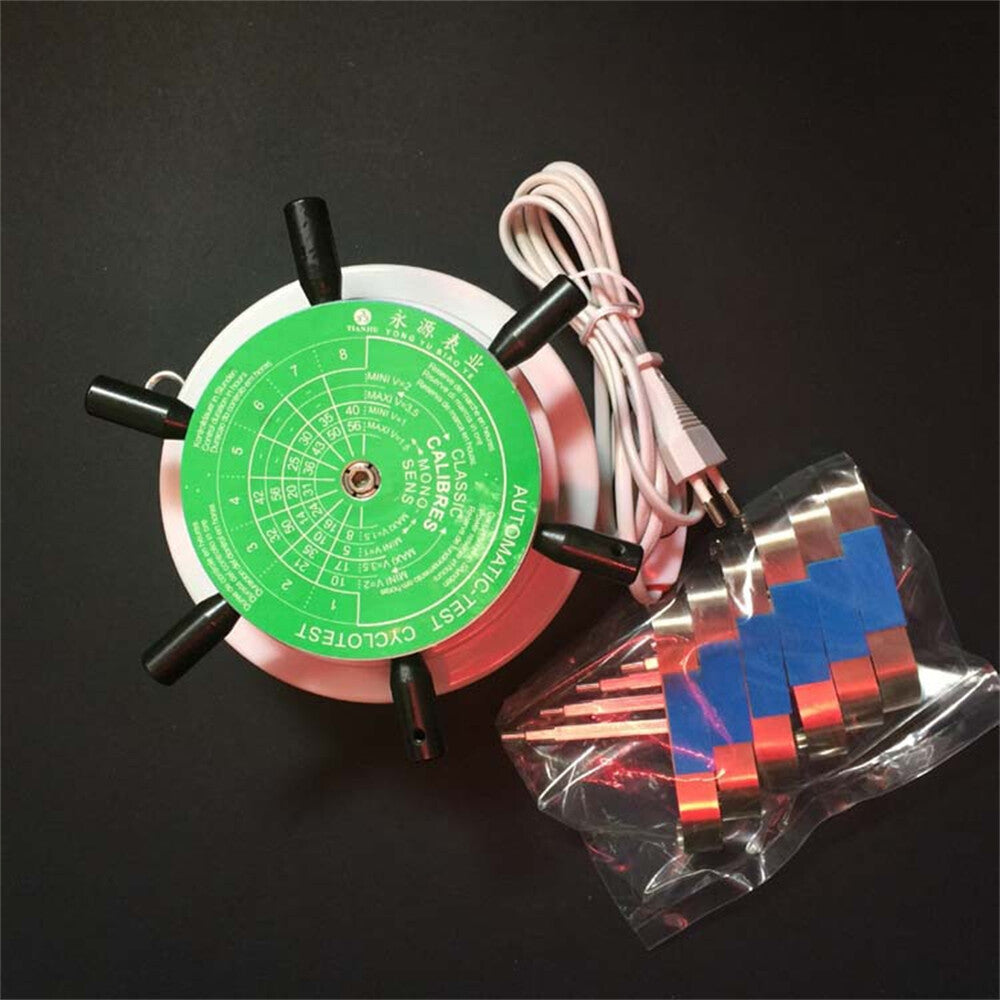 5803 220V automatic watch winder with 6 arms, ideal for testing multiple watches efficiently.