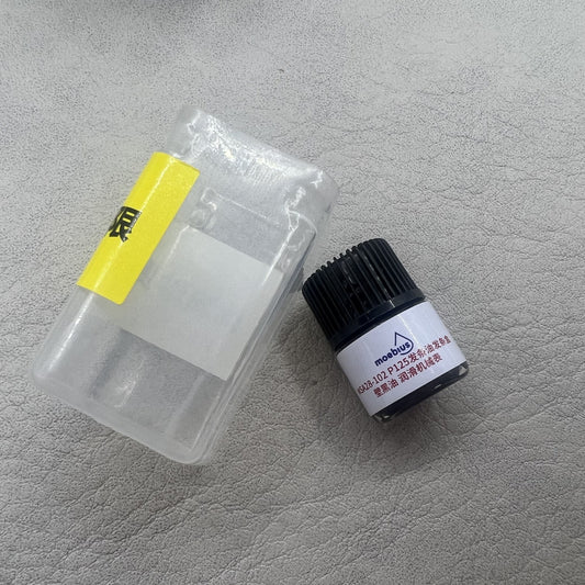 Swiss Black 0.5ml lubricant for P125 mainspring, ensuring smooth watch accessory performance.