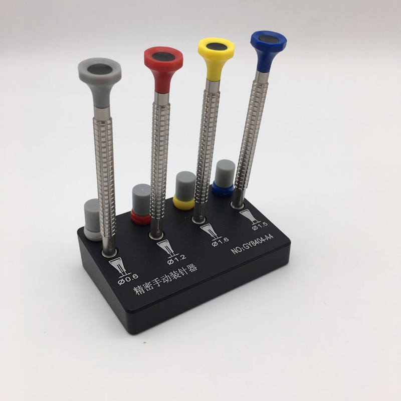 8404 watch hand install tool set with replaceable tips for precise repairs.