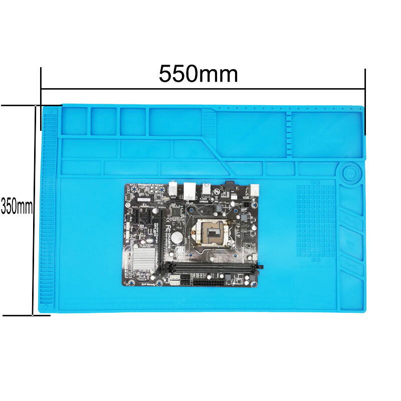 New Heat-Resistant Soldering Silicon Soldering Mat Work Pad Watch Repair Tool