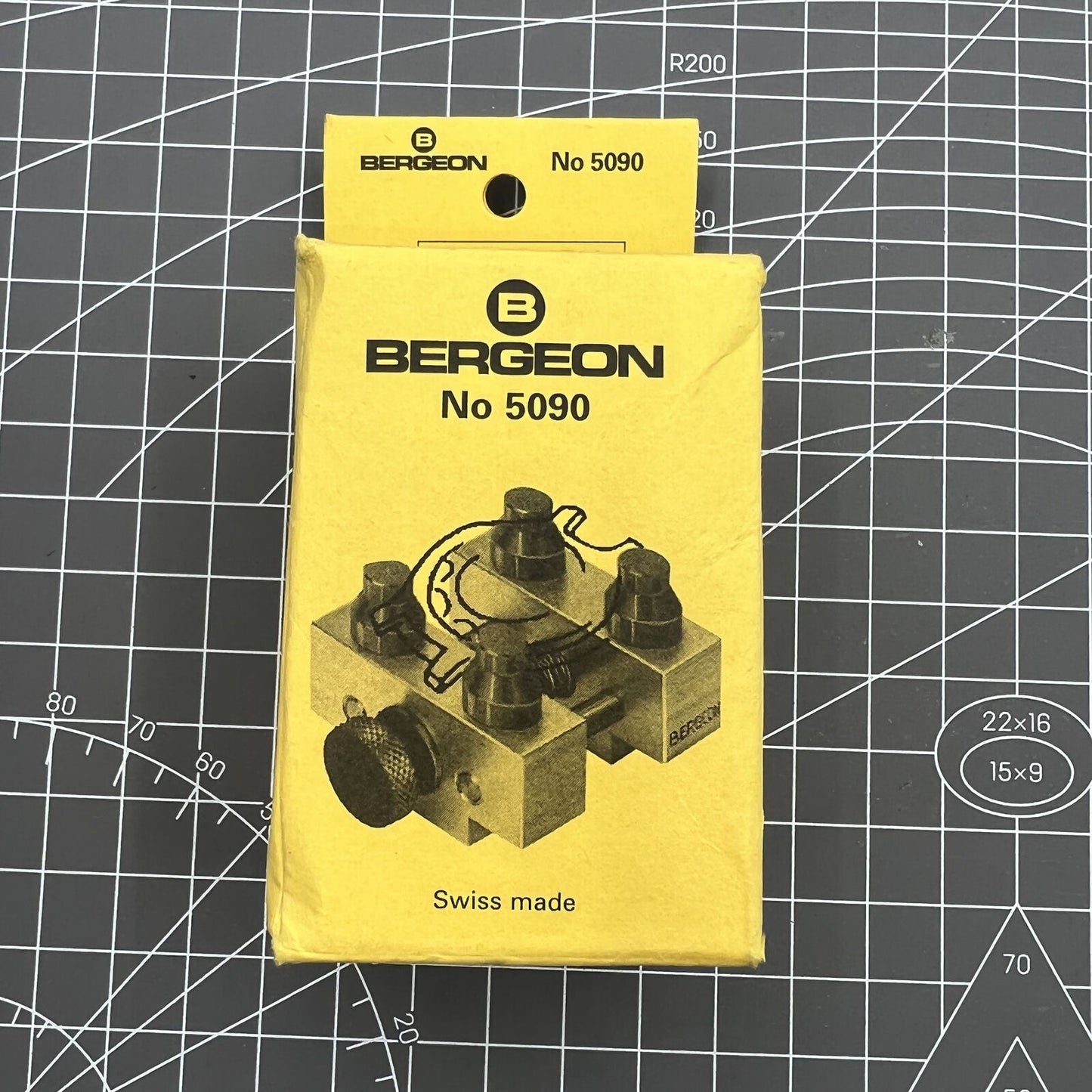 Swiss Made Bergeon 5090 Wasserdichter Uhrmacher-Uhrengehäuse-Schraubstockhalter