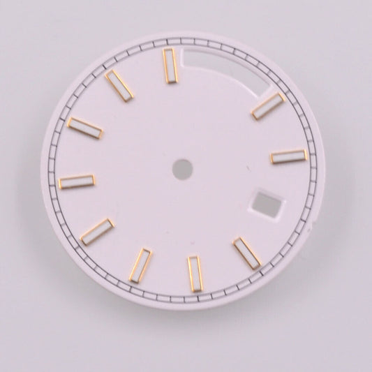 Green lume white dial with golden trim, 28.5mm for Seagull ST1644 watch movement, branded design