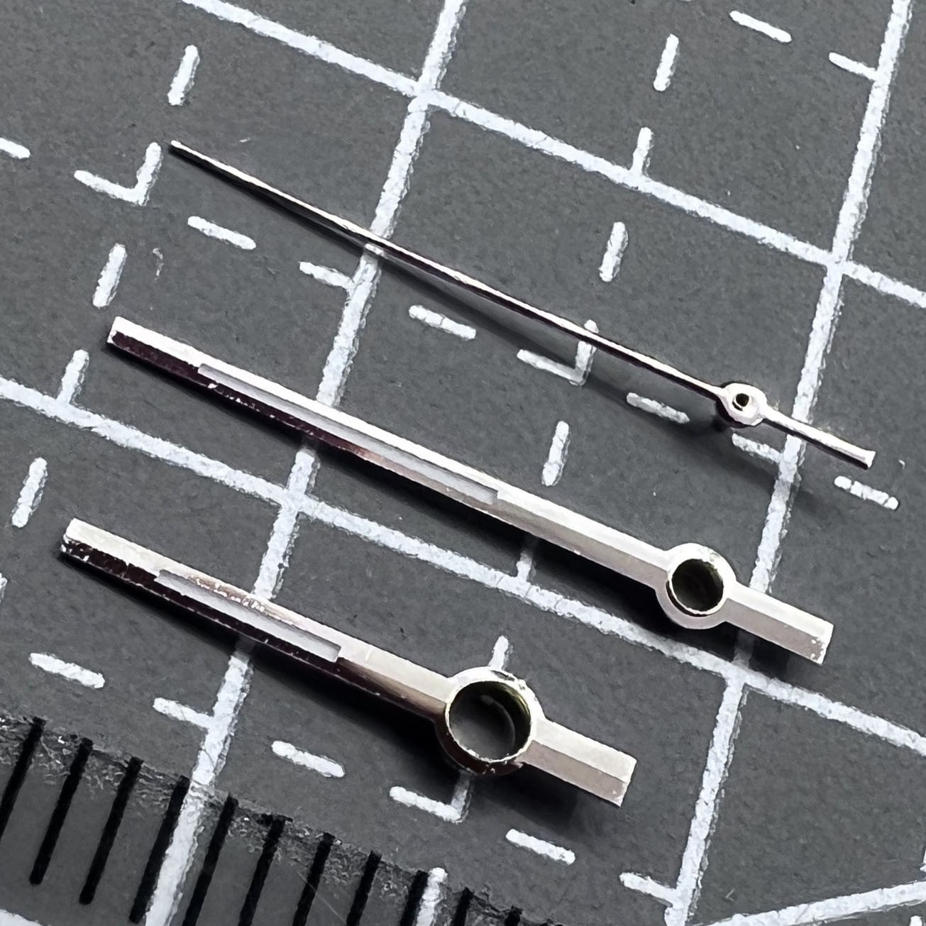 2 Sets/Pack Rose Golden Trim Green Lume Hands for Miyota 8285 Fit 31mm Watch