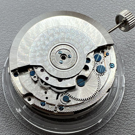 ST25 Seagull watch accessory showcasing automatic mechanical movement with dual time zone functionality.