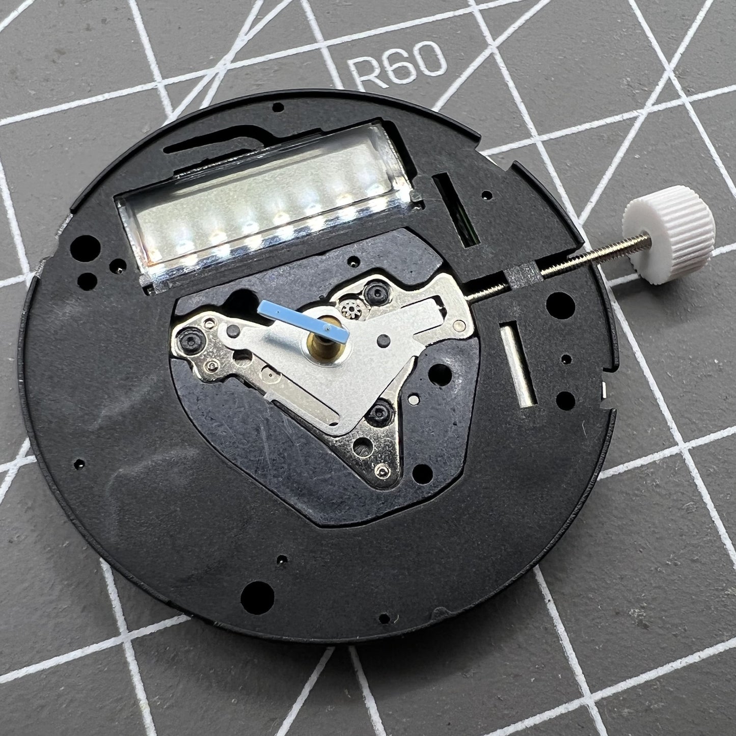 ISA K63 Quartz Watch Movement 3 Hands Display Double Batteries Swiss Made