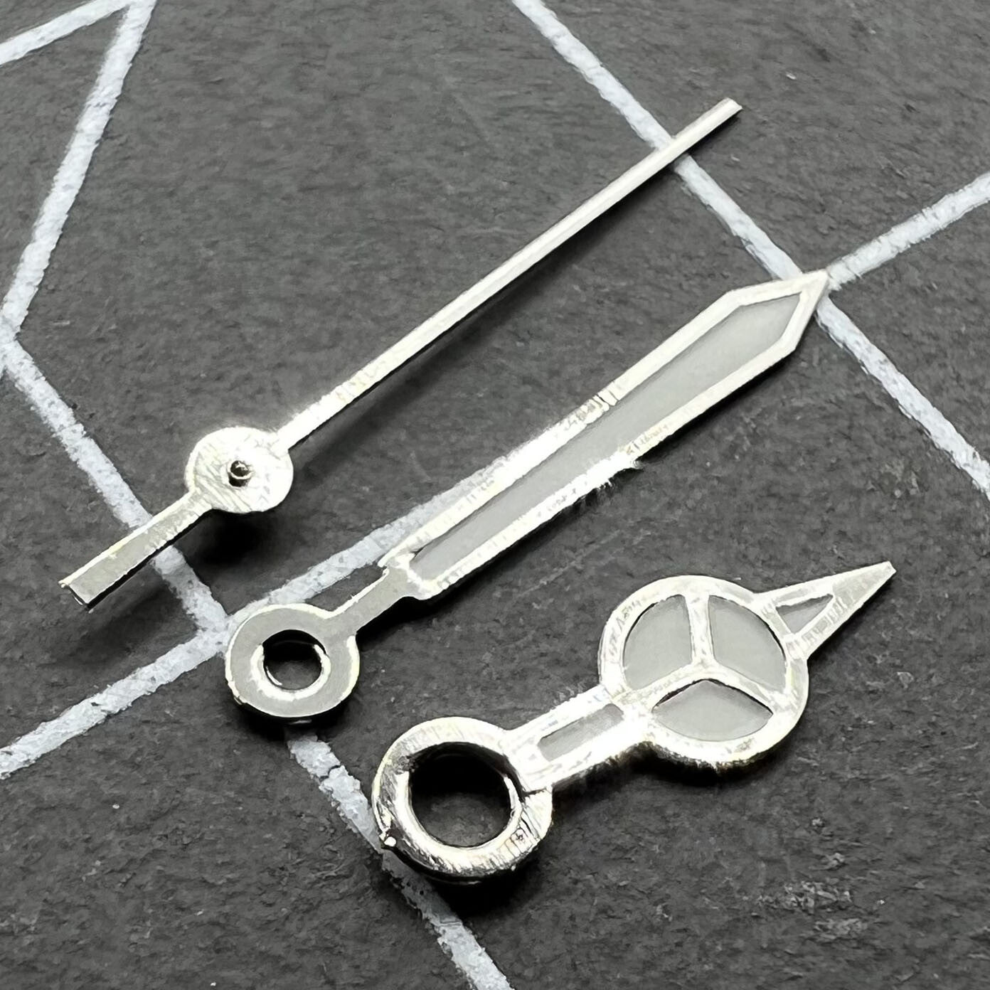 Luminous hands set for Miyota 2035 watch movement, 13mm/11mm/8mm lengths