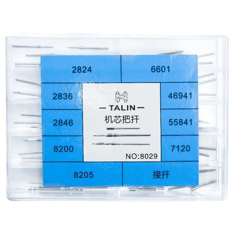 Watch winding stems for ETA 2824 2836 2834 46941 55841 7120 movements designed for precise timekeeping adjustment.