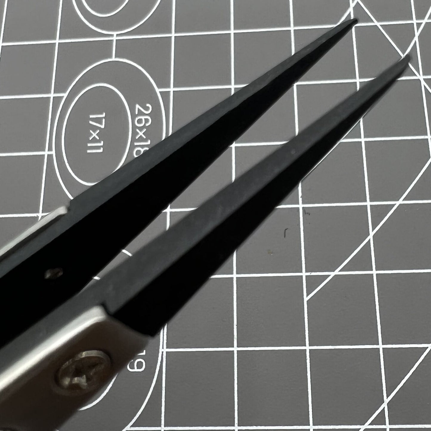 Pince à épiler en acier inoxydable, tête en fibre de carbone, outil de réparation de montres