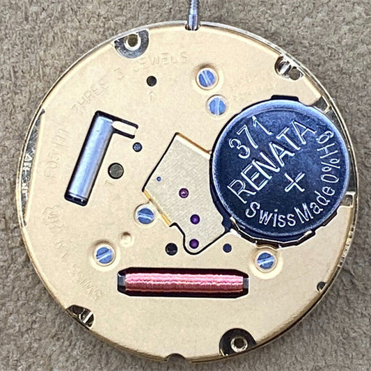 Swiss Made ETA F05.111 quartz watch movement with date at 6, high precision V8 part for repairs