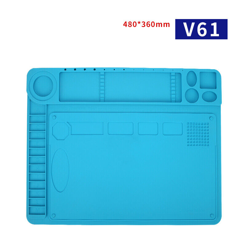 Heat-Resistant Soldering Station Silicon Soldering Watch Repair Mat Work Pad