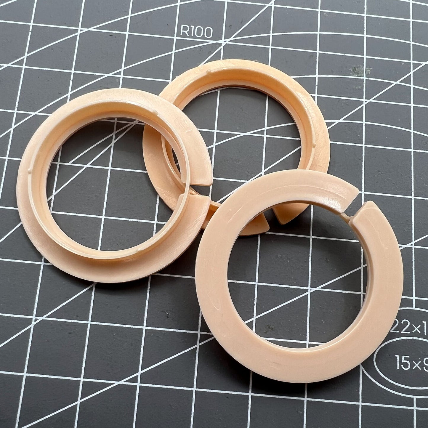 3 PIECES Watch Case Mount Spacer Ring Fixing Ring for Movement ETA2824-2