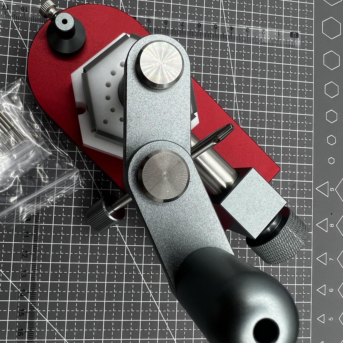 Red Swivel Tool for Removing Watch Band Screw Bracelet Link Pin 0.6mm-1.6mm