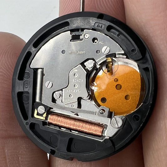 Ronda 519 precision quartz watch movement for reliable timekeeping and durability.