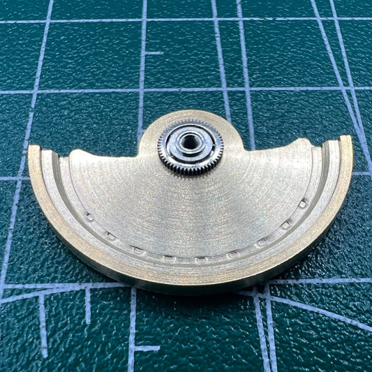 Sea Wave golden rotor carved with wave design for Miyota NH35 NH36 watch movement.