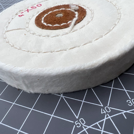 Bergeon 5175-100 Swiss Made white polishing buff wheel for precision watch accessory cleaning