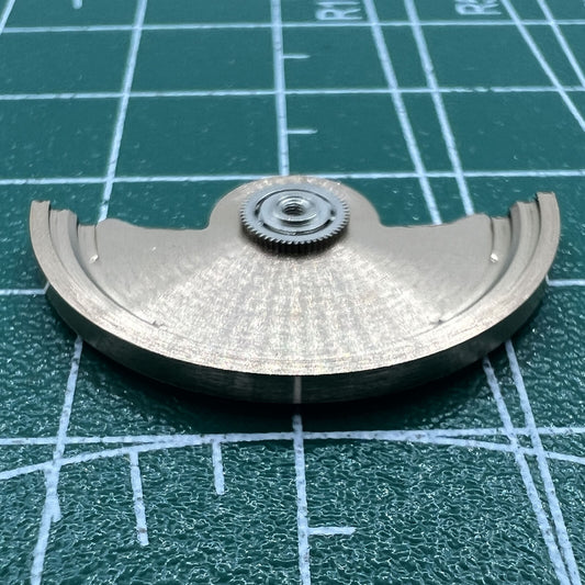 Rose Gold Sea Wave carved rotor oscillating weight for Miyota NH35 NH36 watch movement.