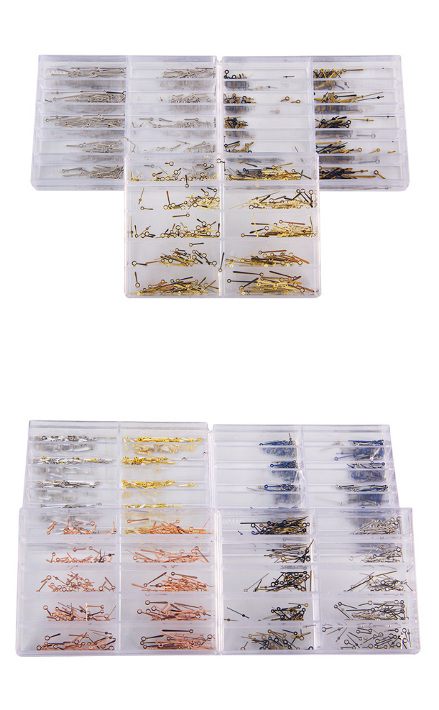 Quartz watch hands set for 2035 movement, featuring small, minute, and hour hands for precision and style.